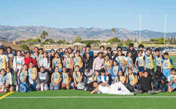 Chalone Peaks Middle School track team