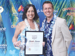 King City teacherās arts advocacy celebrated Jamie Jones with award