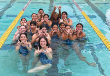 King City girls swimming