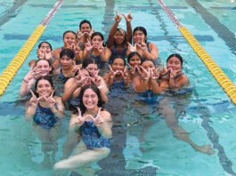 King City girls swimming