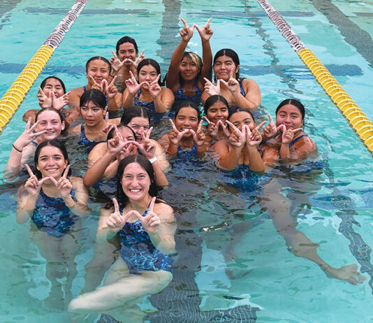 King City girls swimming
