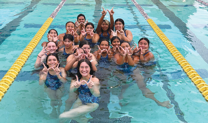 King City girls swimming