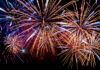 fireworks in the sky