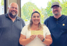 Fireworks check donation
