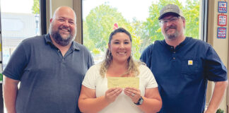 Fireworks check donation
