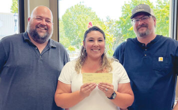 Fireworks check donation