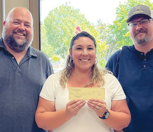 Fireworks check donation