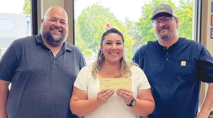 Fireworks check donation
