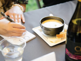 CRU Winery Chowder Cook-Off judging