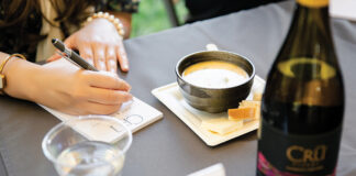 CRU Winery Chowder Cook-Off judging