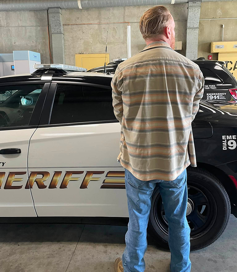 Man under arrest