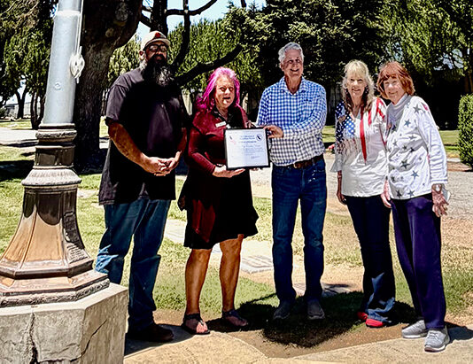 King City Cemetery receives Old Glory award King City Cemetery Old Glory award