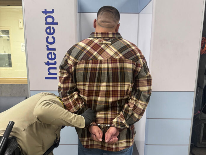 MCSO gun arrest 8-4-26 Man under arrest by deputy