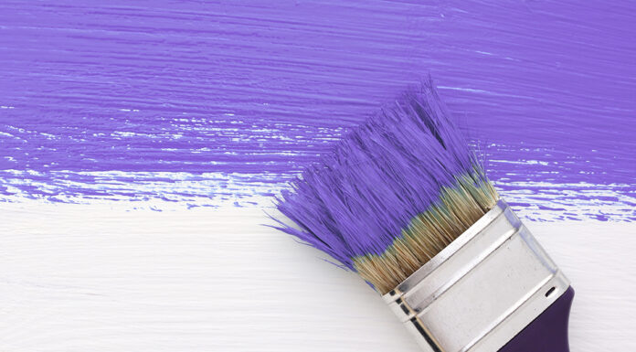 Paint the Valley Purple rallies South Monterey County ahead of annual Relay For Life Stripe of purple paint with a paintbrush on white