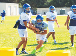 King City football practice