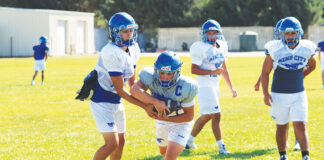 King City football practice