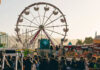 Salinas Valley Fair ferris wheel and crowd
