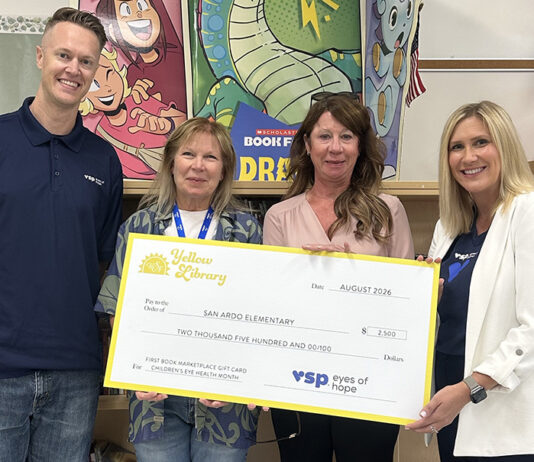 Literacy grant expands book access at San Ardo School VSP Eyes of Hope Literacy Grant Presentation at San Ardo Elementary