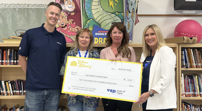 VSP Eyes of Hope Literacy Grant Presentation at San Ardo Elementary