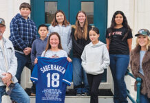 Bradley Union students turn school spirit into $1,100 gift students with Saberhagens