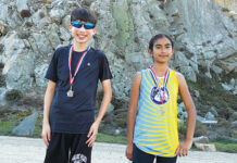 Chalone Peaks Middle School cross country runners