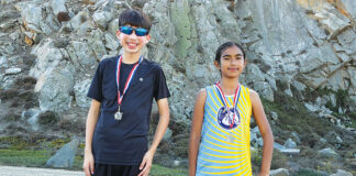 Chalone Peaks Middle School cross country runners
