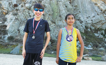 Chalone Peaks Middle School cross country runners