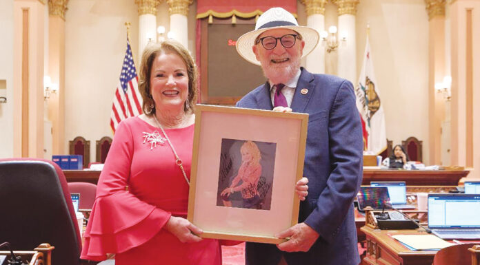 California lawmakers honor Dolly Parton with 9-2-5 day Shannon Grove and John Laird