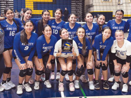 King City JV volleyball team