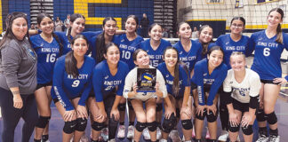 King City JV volleyball team