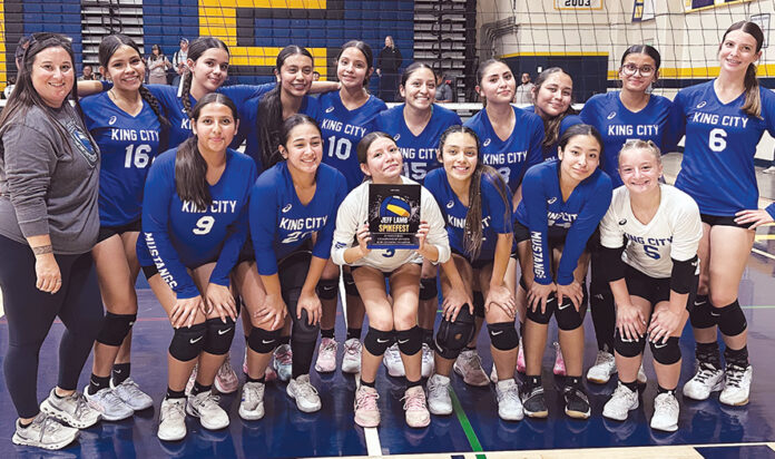 King City JV volleyball team