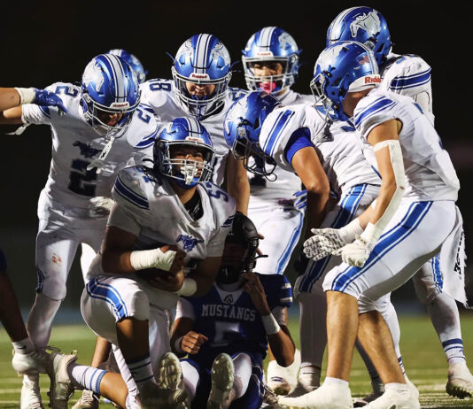 Football | King City wins battle of Mustangs against Monte Vista Christian King City High football