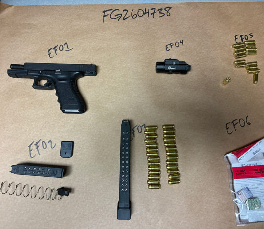 Armed suspect arrested after foot pursuit at crowded King City event firearm and ammunition