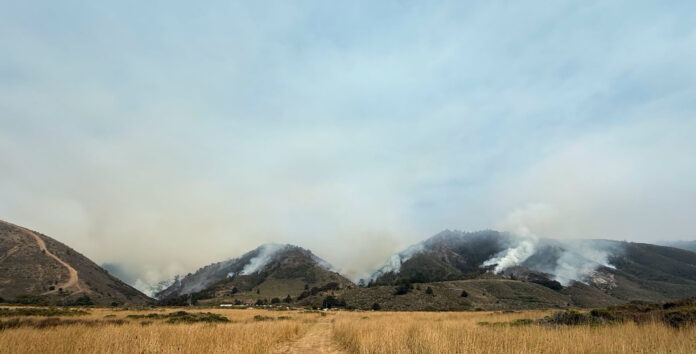 Plaskett fire smoke 083126 Plaskett fire smoke