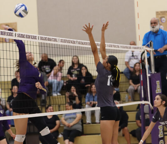 Soledad vs King City volleyball