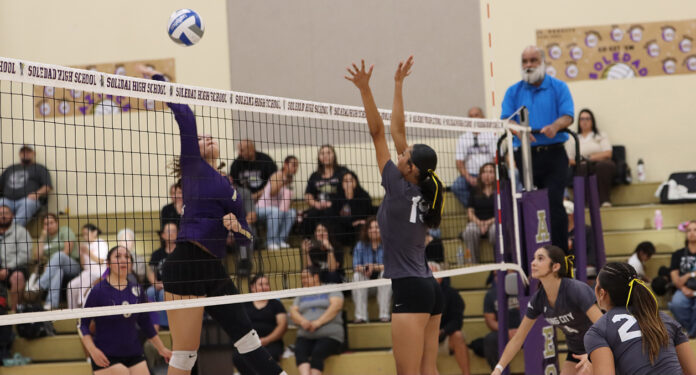 Soledad vs King City volleyball