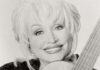 Dolly Parton with guitar