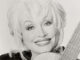 Dolly Parton with guitar
