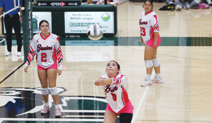 Greenfield volleyball Serrano #6 Greenfield volleyball